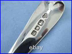 A Vintage Sterling Silver Set Of Six Old English Dessert Spoons London 1939