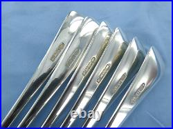 A Vintage Sterling Silver Set Of Six Old English Dinner Forks Sheffield 1998