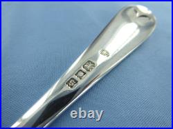 A Vintage Sterling Silver Set Of Six Old English Soup Spoons, London 1933