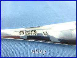 A Vintage Sterling Silver Set Of Six Old English Soup Spoons, London 1933