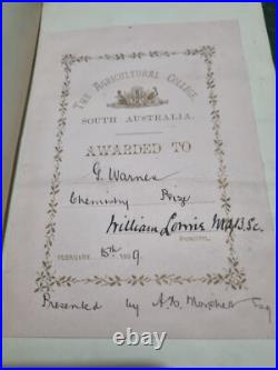 AGRICULTURE IN SOME OF ITS RELATIONS WITH CHEMISTRY Storer 1897 ANTIQUE Vintage