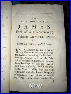 ANTIQUE 1740 RARE BOOK King Henry VIII Collection of State Papers 1542-1570