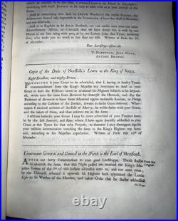ANTIQUE 1740 RARE BOOK King Henry VIII Collection of State Papers 1542-1570