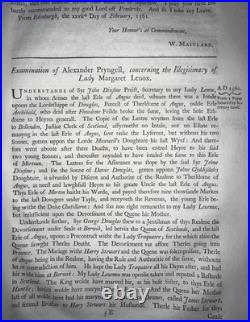 ANTIQUE 1740 RARE BOOK King Henry VIII Collection of State Papers 1542-1570