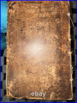 ANTIQUE 1740 RARE BOOK King Henry VIII Collection of State Papers 1542-1570