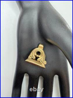 ANTIQUE GEORGIAN ENGLISH GOLD CARNELIAN INTAGLIO SHAKESPEARE SEAL FOB c1820