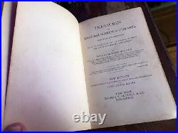 ANTIQUE Roget's Thesaurus Of English Words And Phrases 1890s Hardcover