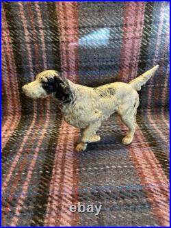 ANTIQUE VINTAGE 1920s -30s HUBLEY SPRINGER SPANIEL POINTER DOG DOORSTOP