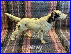 ANTIQUE VINTAGE 1920s -30s HUBLEY SPRINGER SPANIEL POINTER DOG DOORSTOP