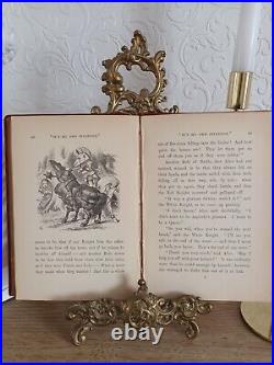 Alice Through The Looking Glass 1887 Rare Antique Vintage