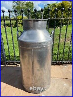 Aluminium 10 Gallon British Milk Churn S/N 09420 1966