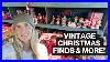 Amazing Vintage Christmas U0026 Flea Market Finds Rare Holiday Decor Antiques Part Two