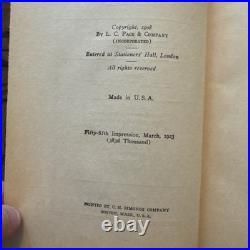 Anne of Green Gables 1923 55th Impression Rare Antique Vintage Book HC