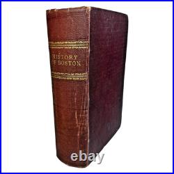 Antique 1856 HISTORY & ANTIQUITIES OF BOSTON England Pishey Thompson Engravings