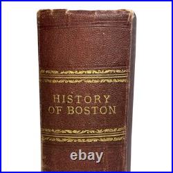 Antique 1856 HISTORY & ANTIQUITIES OF BOSTON England Pishey Thompson Engravings
