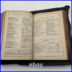 Antique-1882-Holy Bible-Old And New Testaments-Oxford University Press- Leather