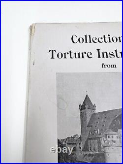 Antique 1893 Book Collection of Torture Instruments Nuremberg Castle Catalogue