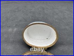 Antique 18th Century Bilston English Enamel Patch Box, Deer