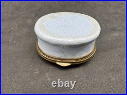 Antique 18th Century Bilston English Enamel Patch Box, Deer