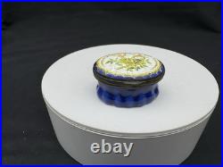 Antique 18th Century Bilston English Enamel Patch Box, I Love the Giver