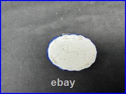 Antique 18th Century Bilston English Enamel Patch Box, I Love the Giver