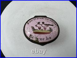 Antique 18th century English Enamel Box