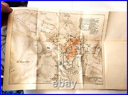 Antique 1901 MACMILLAN'S GUIDE To PALESTINE AND EGYPT 1ST EDITION Many Maps