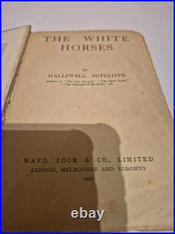 Antique 1917 The White Horses Book First World War Era Vintage Hardcover