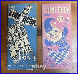 Antique 1924-1945 THE LINE-BOOK BY RICHARD H. LITTLE LOT OF 18 CHICAGO TRIBUNE