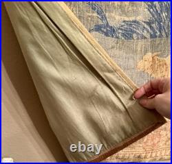 Antique 19th Century Large English Tapestry from Early 1800's Pastoral Scene OLD