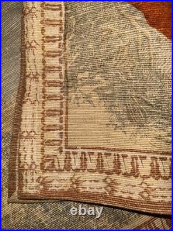 Antique 19th Century Large English Tapestry from Early 1800's Pastoral Scene OLD