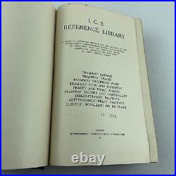 Antique Book Construction & Equipment of Electric Tramways Railways Vintage 1914