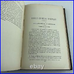 Antique Book Construction & Equipment of Electric Tramways Railways Vintage 1914