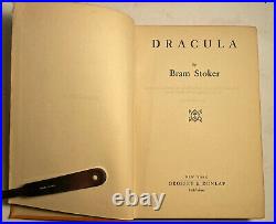 Antique Book DRACULA by Bram Stoker 1897 US Edition Collectible Rare Vtg 1920's