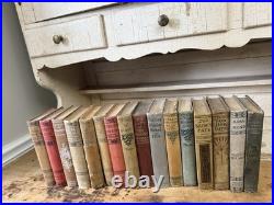 Antique Book Lot Hardcover Set L. T. Meade- Beautiful Books Vintage Staging
