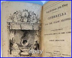 Antique Cinderella and The Little Glass Slipper George Cruikshank 1868 Softcover