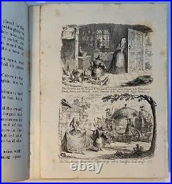 Antique Cinderella and The Little Glass Slipper George Cruikshank 1868 Softcover