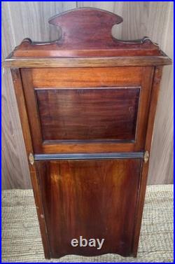 Antique Coal Purdonium, Fire Side Log Bin, English, Edwardian