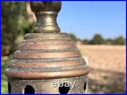 Antique Copper Plated English Brass Lantern