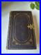 Antique Edinburgh Leather Bound Bible With Brass Clip Vintage Bible