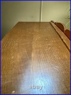 Antique English Art Deco Armoire 1930's Vintage Wardrobe Storage