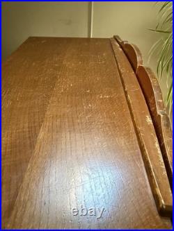 Antique English Art Deco Armoire 1930's Vintage Wardrobe Storage