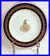 Antique English Derby Porcelain Armorial Soup Plate, Signed, ca. 1806-1815
