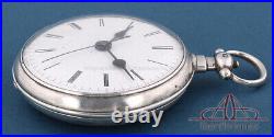 Antique English Duplex Pocket Watch for the Chinese Market. Silver. Circa 1800