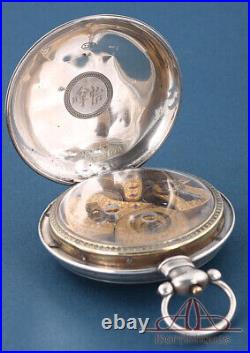 Antique English Duplex Pocket Watch for the Chinese Market. Silver. Circa 1800