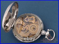 Antique English Duplex Pocket Watch for the Chinese Market. Silver. Circa 1800