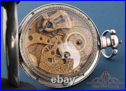 Antique English Duplex Pocket Watch for the Chinese Market. Silver. Circa 1800