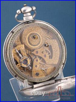 Antique English Duplex Pocket Watch for the Chinese Market. Silver. Circa 1800