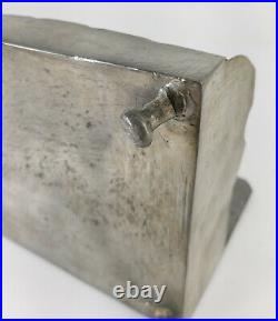 Antique English Hallmarked Pewter Inkstand Standish Deskset