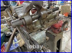 Antique English Peter Wright Style Parallel Bench Blacksmith Vice